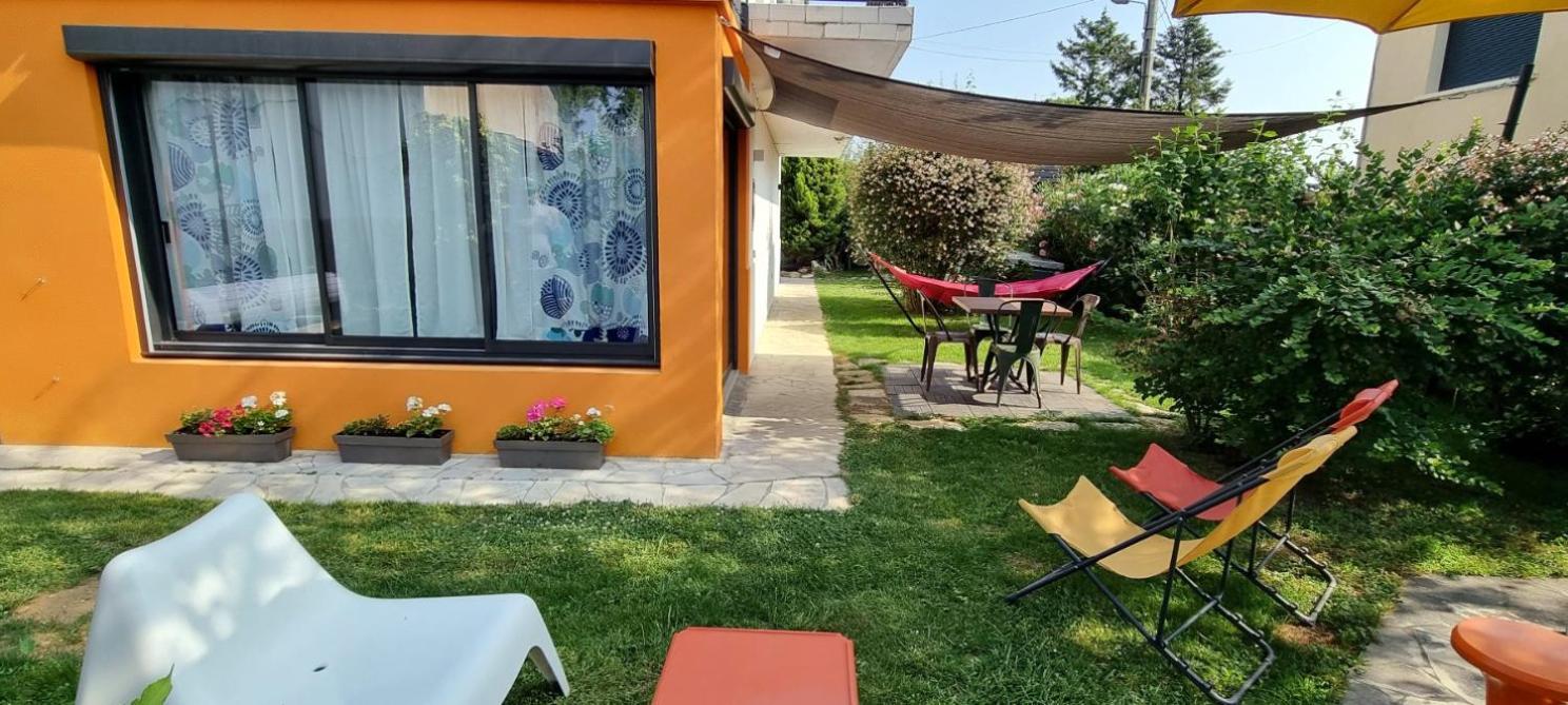 La Maison Pop Appartement Meuble Independant Avec Jardin โรม็อง-ซูร์-อีแซร์ ภายนอก รูปภาพ